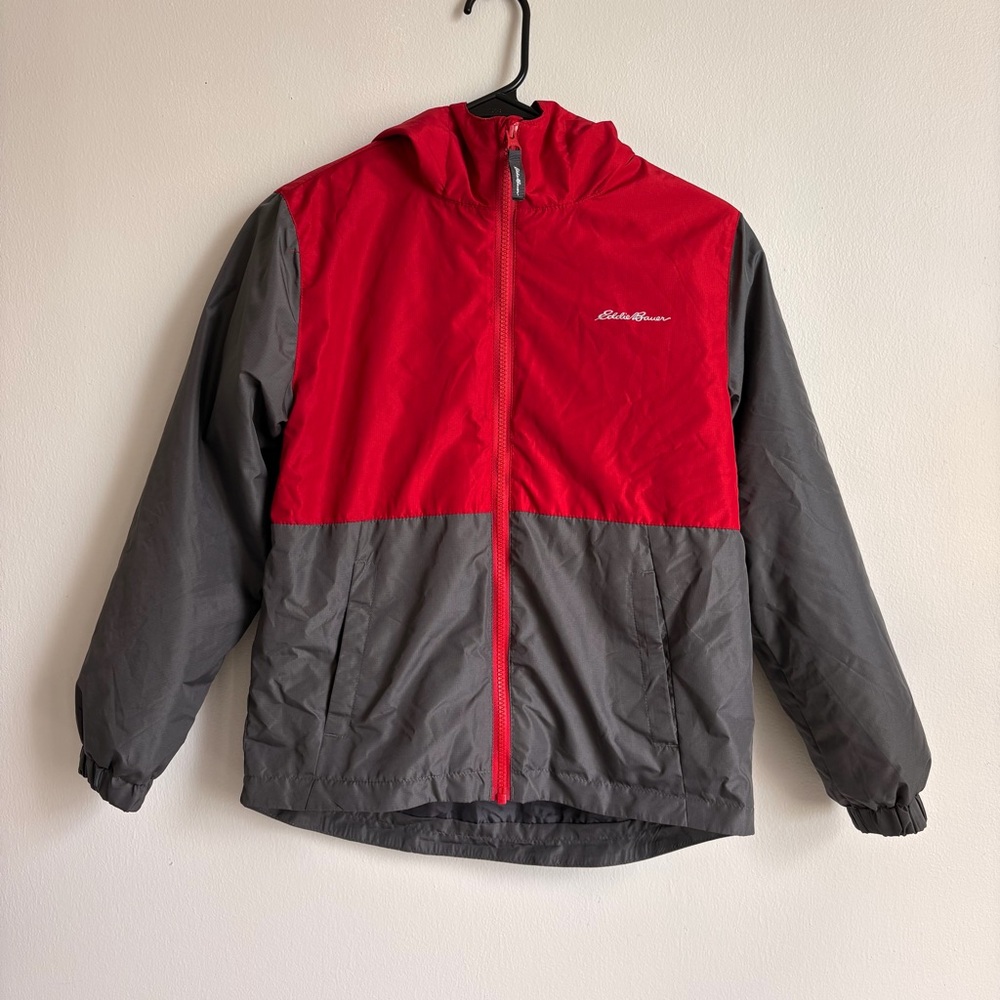 Eddie Bauer  Youth 3-in-1 Jacket Chilli Pepper Size M 10-12
